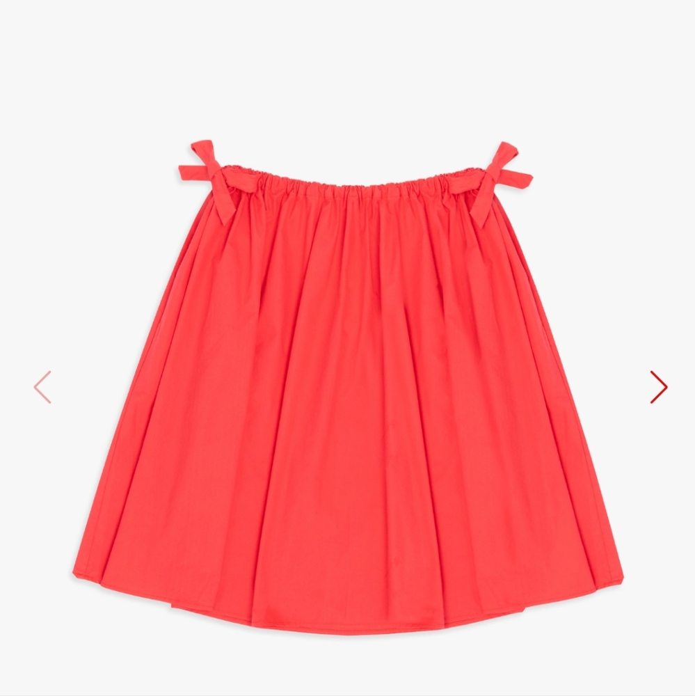 Allina Liu x Lisa Says Gah red adjustable dancer skirt nwt